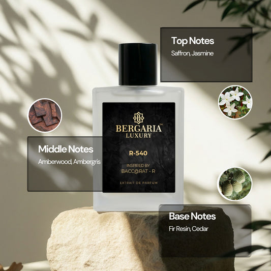 R-540 | Extrait De Parfum | Inspired By Rouge 540 | 40% Oil Concentration | Lasts Upto 8 Hours | For Men & Women | 20ml